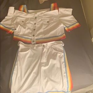 Rainbow two piece